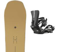 Pack snowboard." Arbor Element Decon Rocker Sand 26 + Fixations - Homme - Marron - taille 157W - modèle 2026