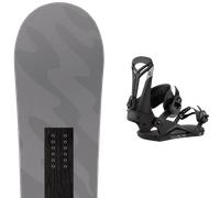 Pack snowboard." Arbor Metal Machine 25 + Fixations - Homme - Gris - taille 153 - modèle 2025