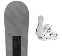 Pack snowboard." Arbor Metal Machine 25 + Fixations - Homme - Gris - taille 153 - modèle 2025
