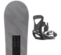 Pack snowboard." Arbor Metal Machine 25 + Fixations - Homme - Gris - taille 156 - modèle 2025