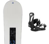 Pack snowboard." Arbor Metal Machine Decon White/black/blue 26 + Fixations - Homme - Blanc - taille 153 - modèle 2026