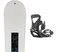 Pack snowboard." Arbor Metal Machine Decon White/black/blue 26 + Fixations - Homme - Blanc - taille 159 - modèle 2026
