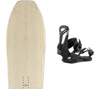 Pack snowboard." Arbor Padre Wood/black 26 + Fixations - Homme - - taille 157 - modèle 2026