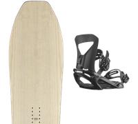 Pack snowboard." Arbor Padre Wood/black 26 + Fixations - Homme - - taille 161 - modèle 2026