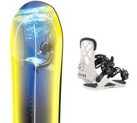 Pack snowboard." Bataleon Distortia 24 + Fixations - Femme - Violet / Bleu - taille 152 - modèle 2024