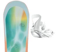 Pack snowboard." Bataleon Feelbetter 25 + Fixations - Femme - Multicolore - taille 146 - modèle 2025