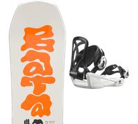 Pack snowboard." Bataleon Minishred Orange 26 + Fixations - Enfant - Orange - taille 120 - modèle 2026