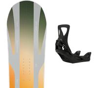 Pack snowboard." Bataleon Push Up Orange/grey 26 + Fixations - Femme - Orange / Gris - taille 146 - modèle 2026