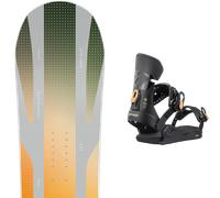 Pack snowboard." Bataleon Push Up Orange/grey 26 + Fixations - Femme - Orange / Gris - taille 146 - modèle 2026
