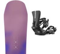 Pack snowboard." Bataleon Whatever Multicolor 26 + Fixations - Homme - Bleu / Violet / Noir - taille 159W - modèle 2026