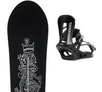 Pack snowboard." Burton Counterbalance Hallucinate 26 + Fixations - Mixte - Noir / Blanc - taille 158 - modèle 2026