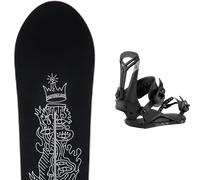 Pack snowboard." Burton Counterbalance Hallucinate 26 + Fixations - Mixte - Noir / Blanc - taille 162 - modèle 2026