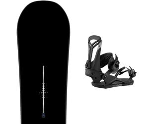 Pack snowboard." Burton Cultivator Chain Link 26 + Fixations - Mixte - Noir - taille 155 - modèle 2026