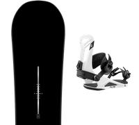 Pack snowboard." Burton Cultivator Chain Link 26 + Fixations - Mixte - Noir - taille 155W - modèle 2026