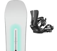 Pack snowboard." Burton Custom Glow 26 + Fixations - Homme - Blanc - taille 150 - modèle 2026