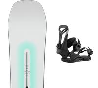 Pack snowboard." Burton Custom Glow 26 + Fixations - Homme - Blanc - taille 154 - modèle 2026