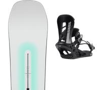 Pack snowboard." Burton Custom Glow 26 + Fixations - Homme - Blanc - taille 162W - modèle 2026