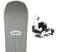 Pack snowboard." Burton Instigator Grey 26 + Fixations - Homme - Gris / Noir - taille 165W - modèle 2026