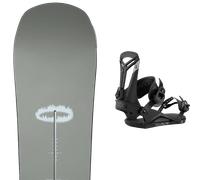 Pack snowboard." Burton Instigator Grey 26 + Fixations - Homme - Gris / Noir - taille 165W - modèle 2026
