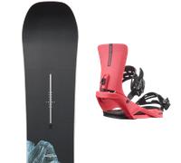 Pack snowboard." Burton Process 26 + Fixations - Homme - Noir / Bleu - taille 155 - modèle 2026