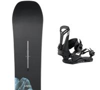 Pack snowboard." Burton Process 26 + Fixations - Homme - Noir / Bleu - taille 159 - modèle 2026