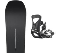 Pack snowboard." Burton Process Flying V 26 + Fixations - Homme - Noir / Bleu - taille 155 - modèle 2026
