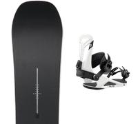 Pack snowboard." Burton Process Flying V 26 + Fixations - Homme - Noir / Bleu - taille 157W - modèle 2026
