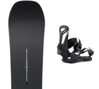 Pack snowboard." Burton Process Flying V 26 + Fixations - Homme - Noir / Bleu - taille 162 - modèle 2026