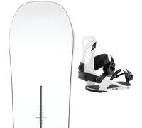 Pack snowboard." Burton Process Yellow 25 + Fixations - Homme - Blanc - taille 157 - modèle 2025