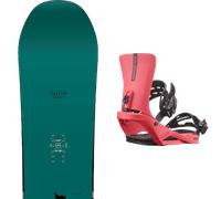 Pack snowboard." Capita Aeronaut Multi 26 + Fixations - Homme - Vert / Noir - taille 160W - modèle 2026