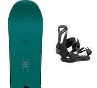 Pack snowboard." Capita Aeronaut Multi 26 + Fixations - Homme - Vert / Noir - taille 161 - modèle 2026