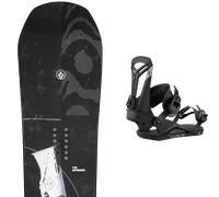 Pack snowboard." Capita Doa Multi 26 + Fixations - Homme - Noir / Multicolore - taille 161W - modèle 2026