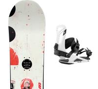 Pack snowboard." Capita Outerspace Living White/red 26 + Fixations - Homme - Blanc - taille 156 - modèle 2026