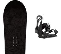 Pack snowboard." Gnu Antigravity Black/white/blue 26 + Fixations - Homme - Noir - taille 162W - modèle 2026