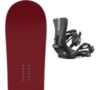Pack snowboard." Gnu Wagyu Red/black 26 + Fixations - Homme - Rouge - taille 161 - modèle 2026