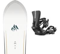 Pack snowboard." Jones Frontier 2.0 White/dark Blue 26 + Fixations - Homme - Blanc / Bleu - taille 162 - modèle 2026
