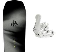Pack snowboard." Jones Howler Black/grey 26 + Fixations - Homme - Noir - taille 158 - modèle 2026