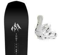 Pack snowboard." Jones Men's Flagship Pro 26 + Fixations - Homme - Beige / Noir - taille 158 - modèle 2026