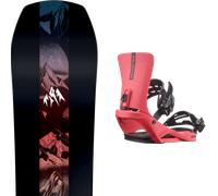 Pack snowboard." Jones Mountain Twin Black/multi 26 + Fixations - Homme - Noir / Multicolore - taille 151 - modèle 2026