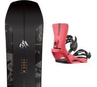 Pack snowboard." Jones Mountain Twin Pro Black 26 + Fixations - Homme - Noir - taille 162W - modèle 2026