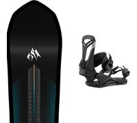 Pack snowboard." Jones Stratos Black/multi 27 + Fixations - Homme - Noir - taille 164W - modèle 2027