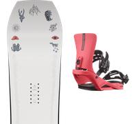 Pack snowboard." Jones Tweaker White 26 + Fixations - Homme - Blanc - taille 160W - modèle 2026