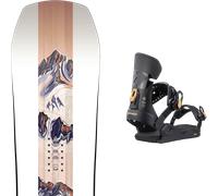 Pack snowboard." Jones Twin Sister W White/multi 26 + Fixations - Femme - Blanc / Multicolore - taille 149 - modèle 2026