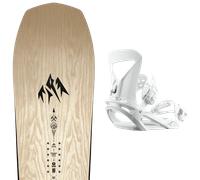 Pack snowboard." Jones Women's Flagship 26 + Fixations - Femme - Beige / Noir - taille 152 - modèle 2026