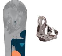 Pack snowboard." K2 Chloro Grey/blue/coral 26 + Fixations - Femme - Gris - taille 146 - modèle 2026