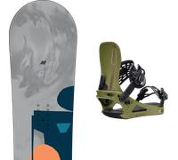 Pack snowboard." K2 Chloro Grey/blue/coral 26 + Fixations - Femme - Gris - taille 150 - modèle 2026