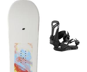 Pack snowboard." K2 Dreamsicle White/multi 26 + Fixations - Femme - Blanc - taille 153 - modèle 2026