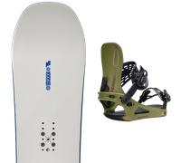 Pack snowboard." K2 Extravision W 25 + Fixations - Femme - Blanc / Bleu - taille 145 - modèle 2025