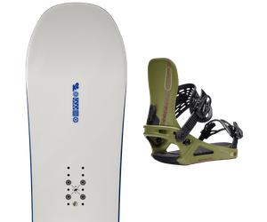 Pack snowboard." K2 Extravision W 25 + Fixations - Femme - Blanc / Bleu - taille 149 - modèle 2025