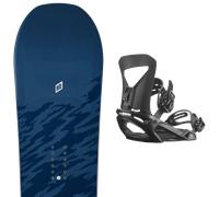 Pack snowboard." K2 Gateway 25 + Fixations - Homme - Gris / Bleu - taille 157W - modèle 2025